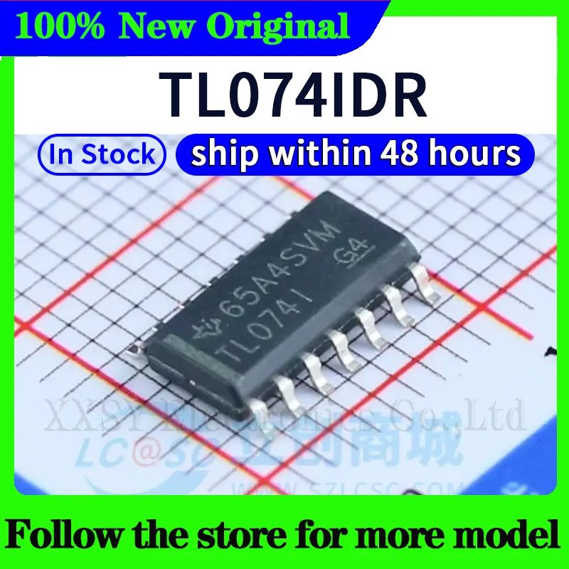 

(10 шт.) TL074I TL074IDR В наличии 48-часовая доставка
