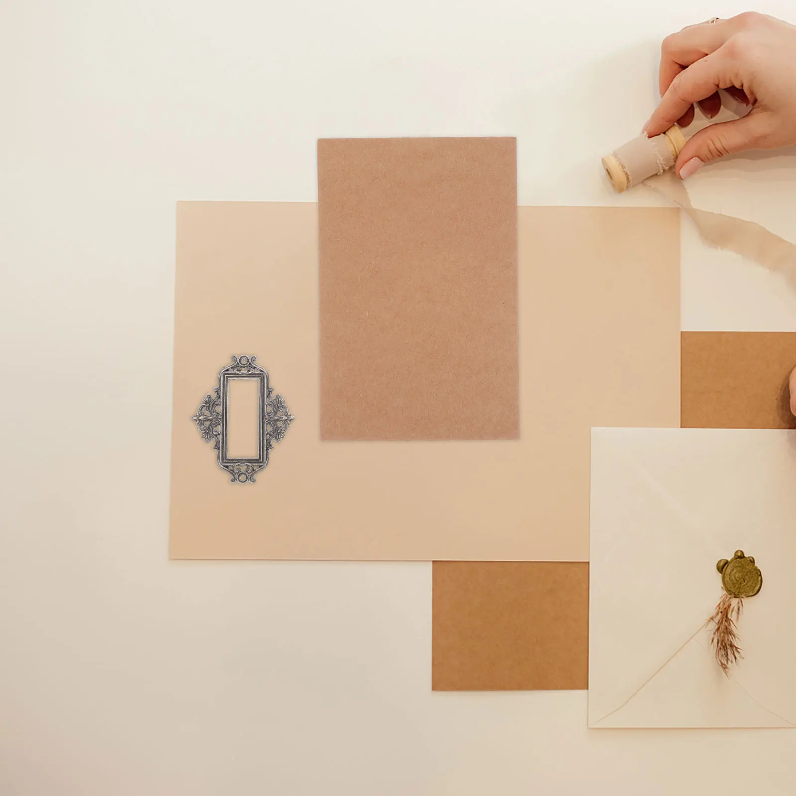 24Pcs Metal Name Card Holder Vintage Cabinet Label Frame for Drawer Box File Organizer Office Apothecary Hardware Accessory