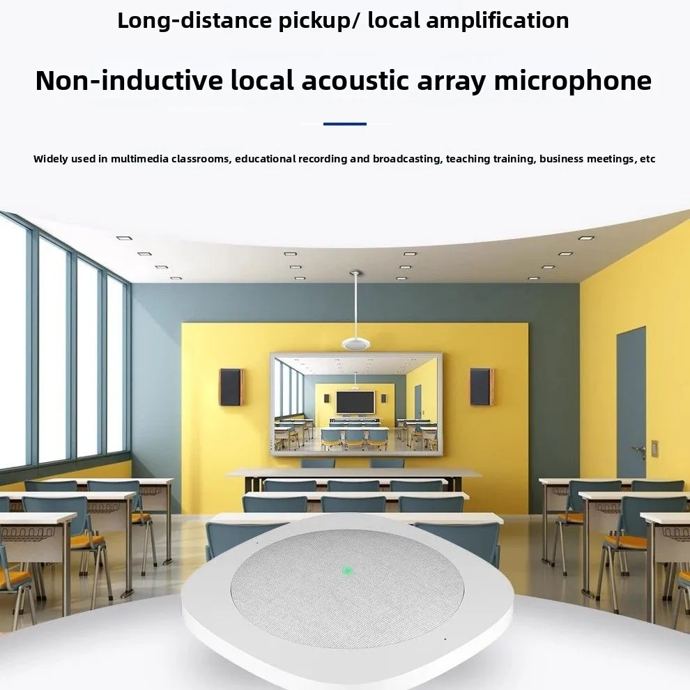 Mikrofon klasowy, nieindukcyjny, z połączeniem 3.5MM do aktywnych głośników.