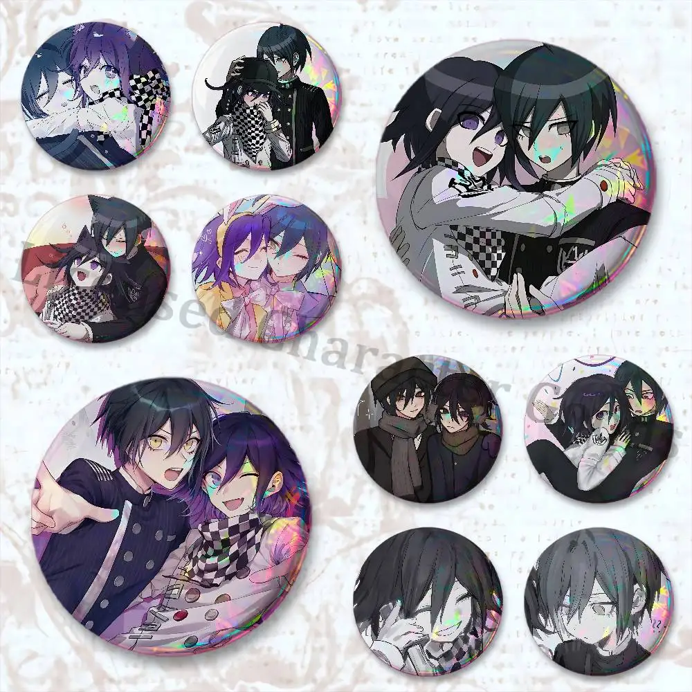 HD Print Badges Pretty Round Display Brooches IP merchandise S-Saiouma K-Kokichi x S-Shuichi 32mm 58mm 75mm 44mm 25mm