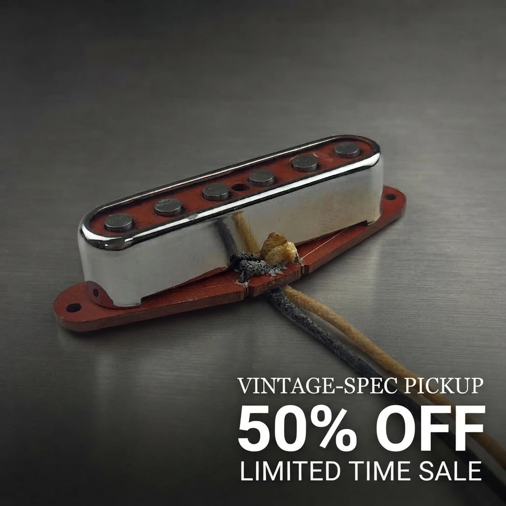 Vintage Red TELE Guitar Pickup Set Hand-Wound Alnico 5 Neck Humbucker Single Coil Replacement Part