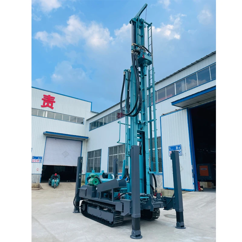 Impianto di perforazione idraulico del pozzo d'acqua montato su pista profonda del cingolo di vendita della fabbrica per la roccia dura 260M