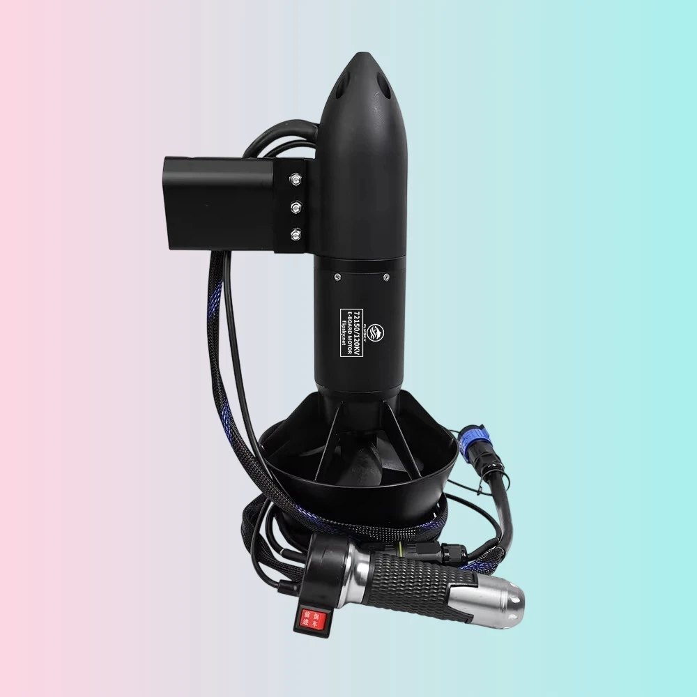 72150 120KV Brushless Electric Outboard Motor 3.8-inch Propeller for Inflatable Boat Surfboard Paddle Board Underwater Thruster