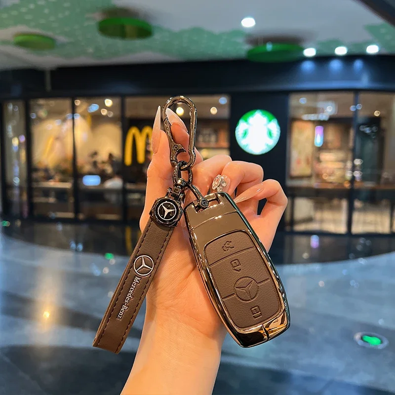 2/3/4 Buttons For Mercedes Benz W177 W205 W213 W222 G63 X167 A C E S G GLS Class Maybach TPU Car Key Cover Case Shell Fob Bag view 3
