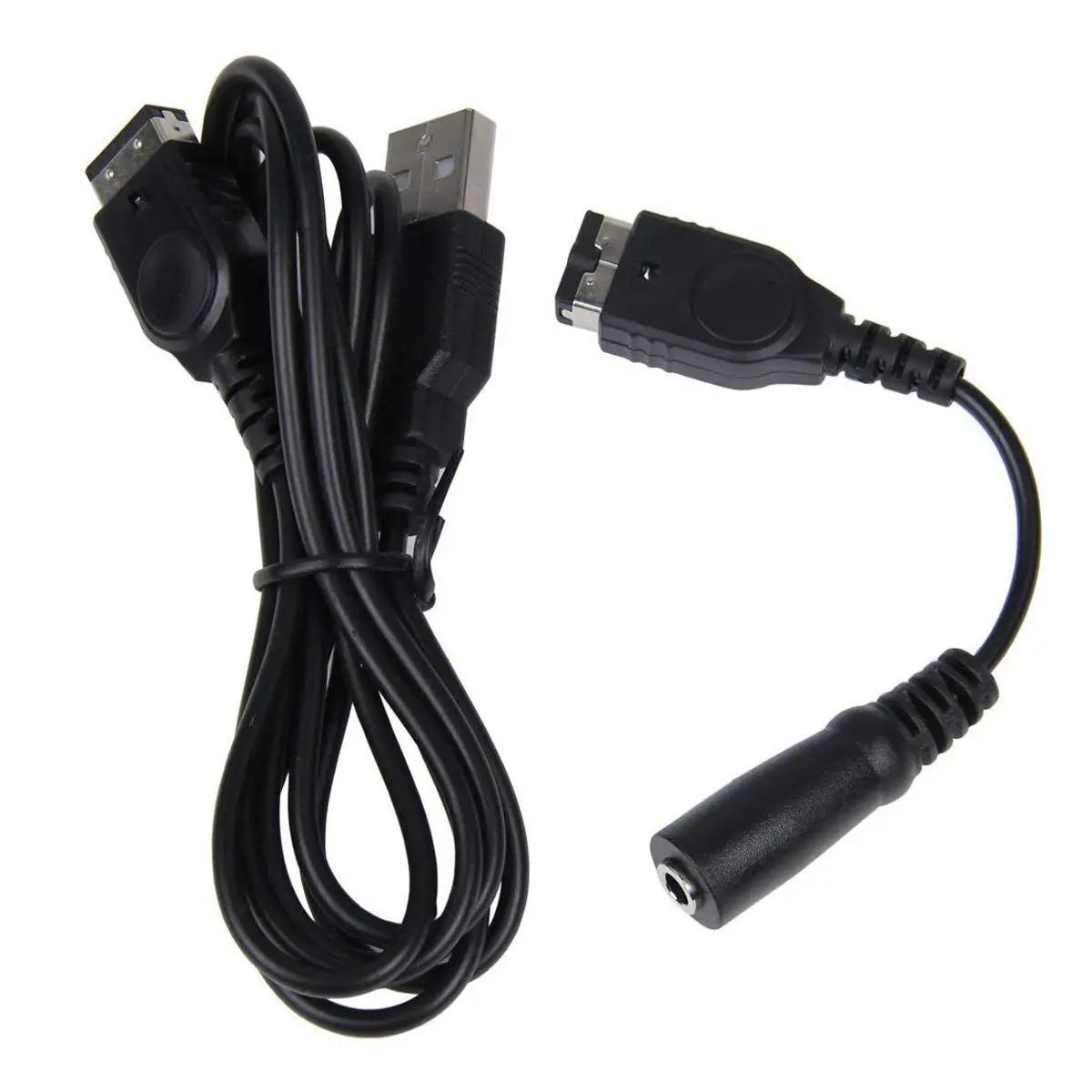 Charger Cable And 3.5MM Headphone Earphone Jack Adapter Cord Cable for Nintendo Gameboy Advance GBA SP