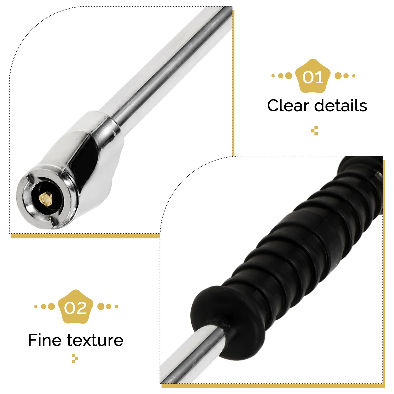 

Car Tire Inflator Nozzle Air Compressor Attachment Quick Inflation Time Saving Durable Steel Construction Accurate Pressure