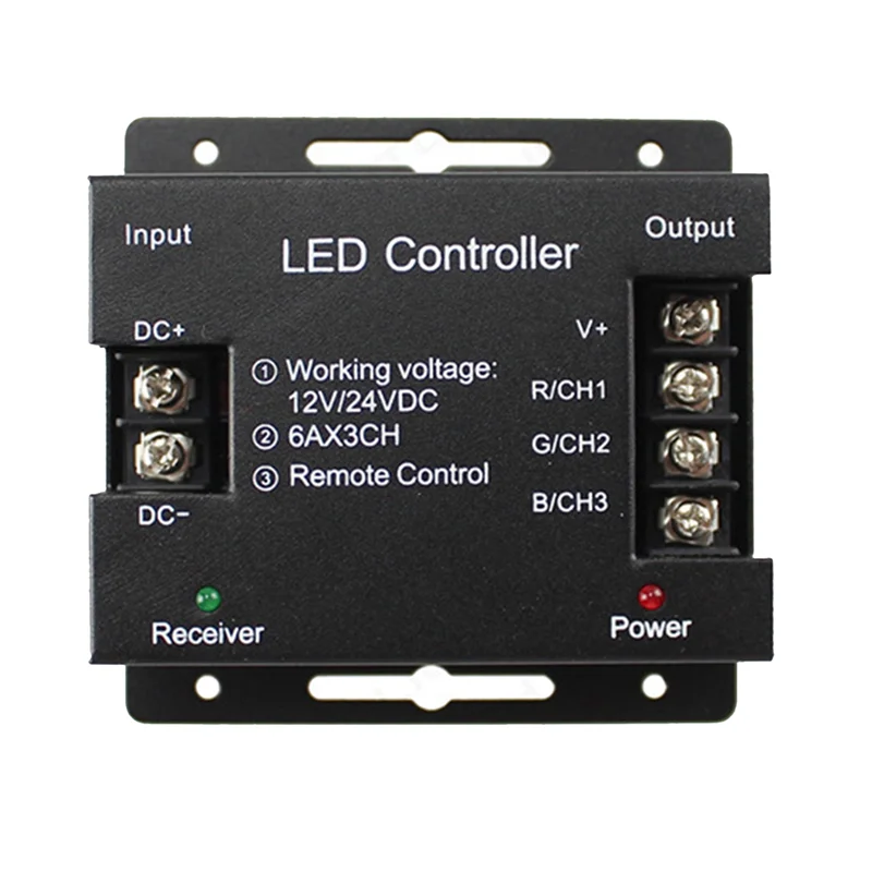

ABPQ-DC12-24V Светодиодная лента RF Сенсорный пульт дистанционного управления Диммер для ленточных светильников 5050 Регулировка яркости