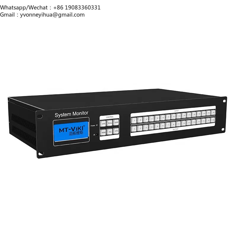 MT-VIKI 2U 4K HDMI Matrix Switch 16x16 With Web GUI, Available For 4x4 8x8 8x16 16x16 32x32 36x36 72x72