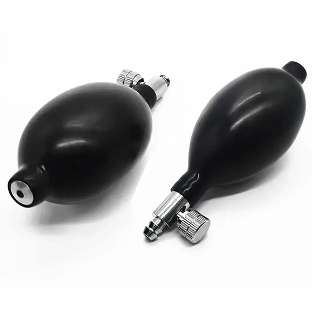 1Pcs Hand Squeeze Blood Pressure Latex Bulb Manual Inflation Pump Replacement Inflation Bulb Pump Black Multipurpose