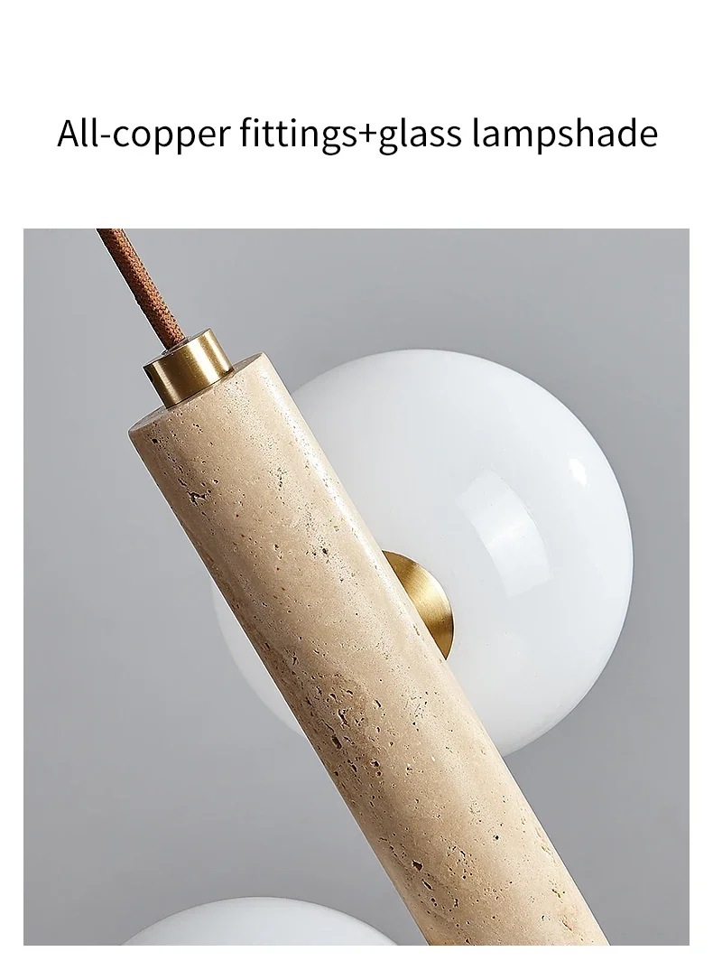 Creme Stil Led Anhänger Lampe Schlafzimmer Nacht Kronleuchter Blase Ball Magic Bean Perle Retro Restaurant Lange Leuchten