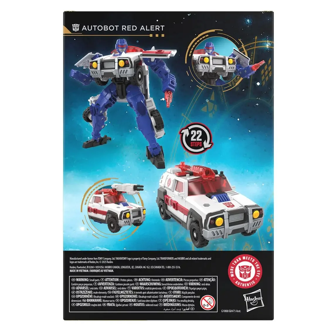 ใหม่ Hasbro Transformers: Age of The Primes Voyager Class Autobot Red Alert ตัวเลขการกระทําคริสต์มาสของเล่นอะนิเมะ