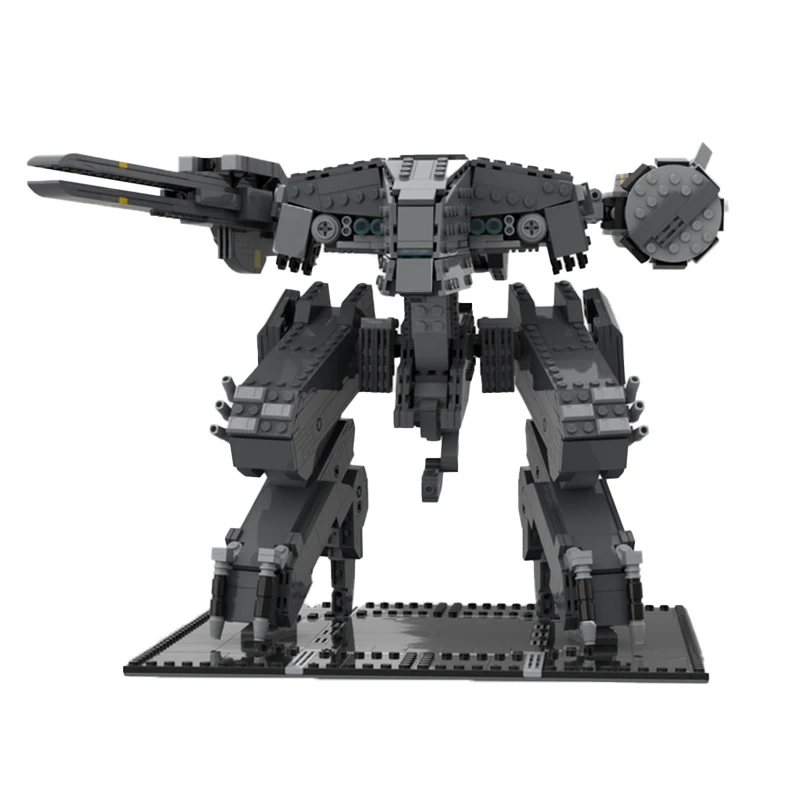 MOC Mech Series Building Blocks Alloy Equipment Movie Warfare Soldier Robots Model DIY Kids Small Particle Education Brick Toys