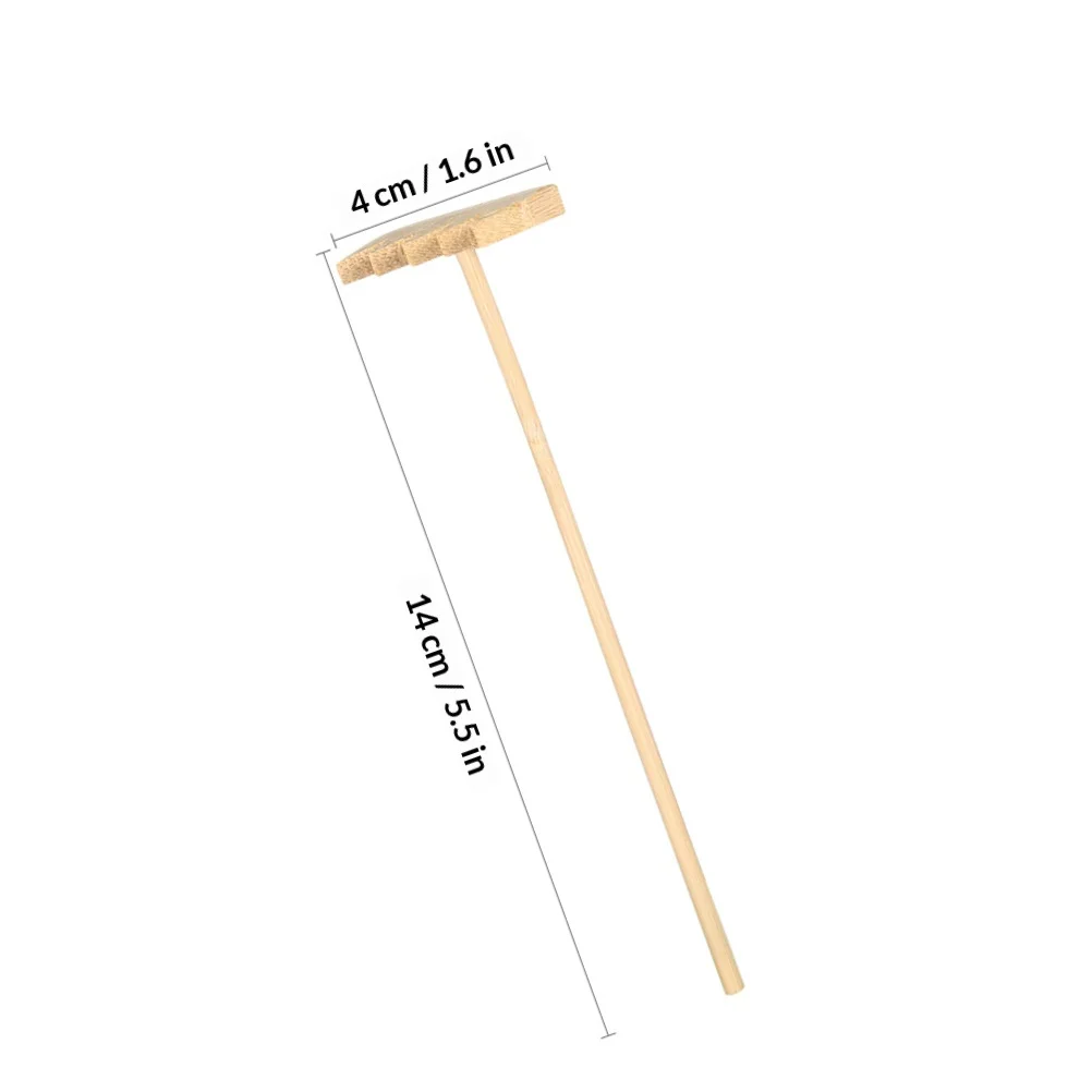 4 Piezas de Mini Rastrillos para Arena, Herramientas de Alisado para Manualidades, Accesorios Decorativos para Mesa de Arena, Kit de Diseño de Micropaisajes para Relajación en el Escritorio