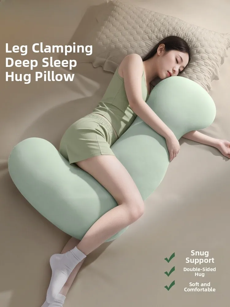 

S Long Pillow for Women Removable Cover Leg Clamp Pillow Bedroom Simple Modern Sle Adult And Child Can Be Waed