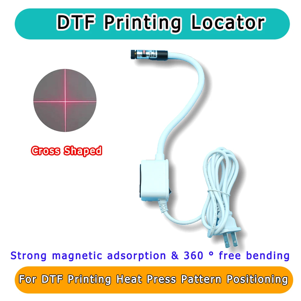 

DTF Print Laser Locator Heat Press Infrared Ray Positioner Sublimation Printing Positioning Device Direct To Film Tool