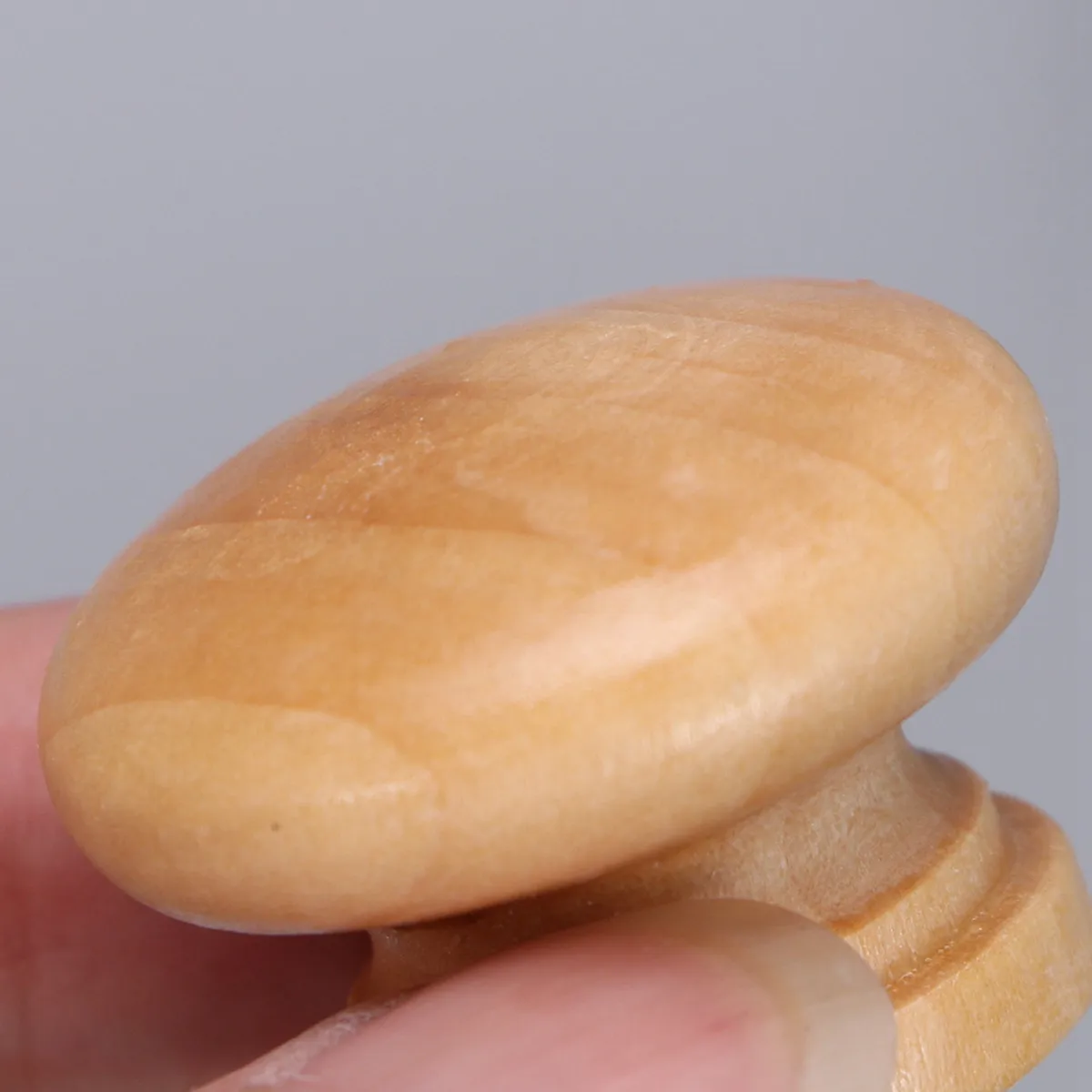 30Pcs Furniture Drawer Handles Classical Round Wooden Cabinet Pulls Natural Wood Mushroom Shape Drawer Knobs Cupboard Pulls