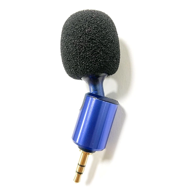 Portable Sound Recording Microphone 3.5mm Mini Camera Microphone External Camera Microphone for Interviews Vlog