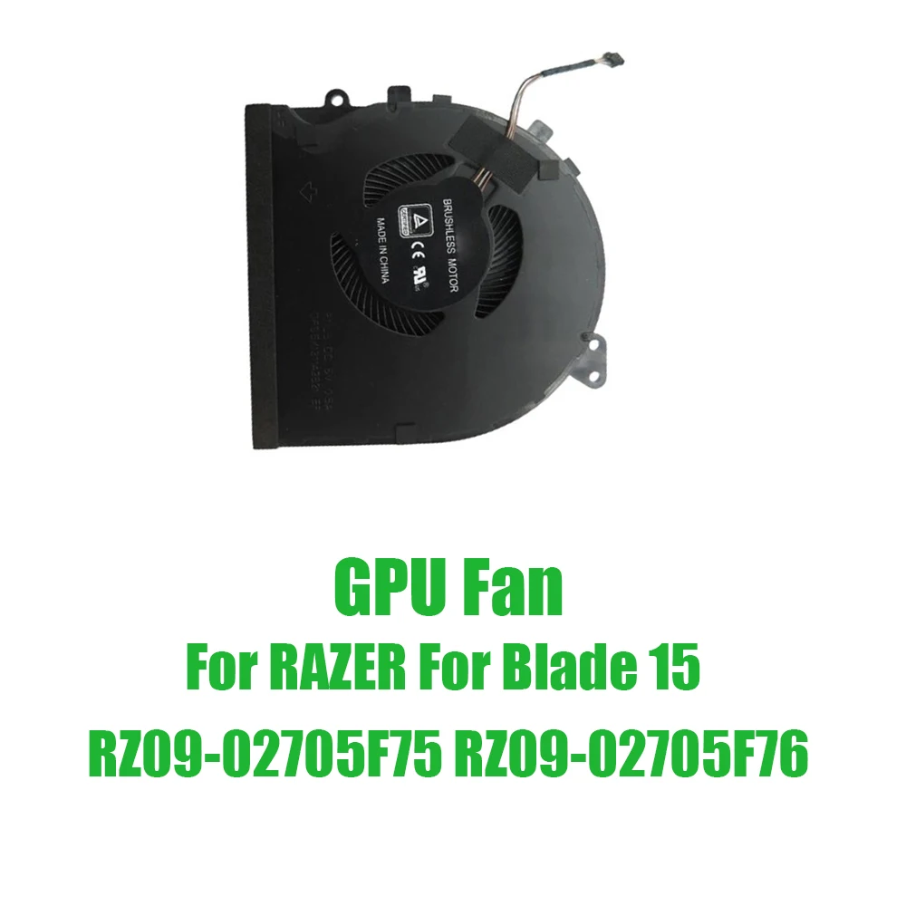 For RAZER For Blade 15 RZ09-02705F75 RZ09-02705F76 DC5V 0.5A Replacement Laptop GPU Fan