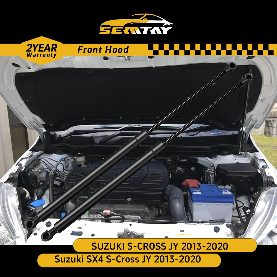 

SEMTAY Hood Struts for SUZUKI S-CROSS JY/SX4 S-Cross JY 2013-2020 Bonnet Lift Support Spring Shocks Damper
