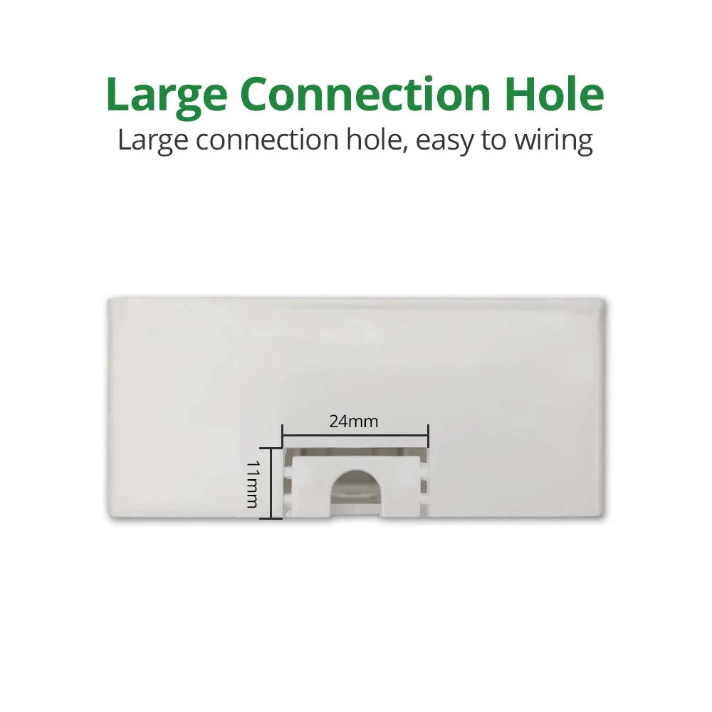 Picture 6: External Mounting Lining Box for 86*86mm Wall Switch and Socket Wallpad White Universal Mounted Cassette Surface Install