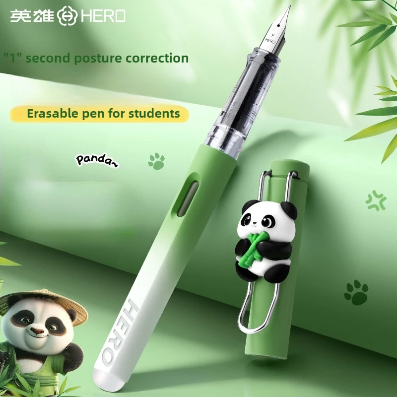 

Ручка Hero для учащихся начальной школы третьего класса, практика каллиграфии, правильная осанка, сменные чернила, стираемая ручка