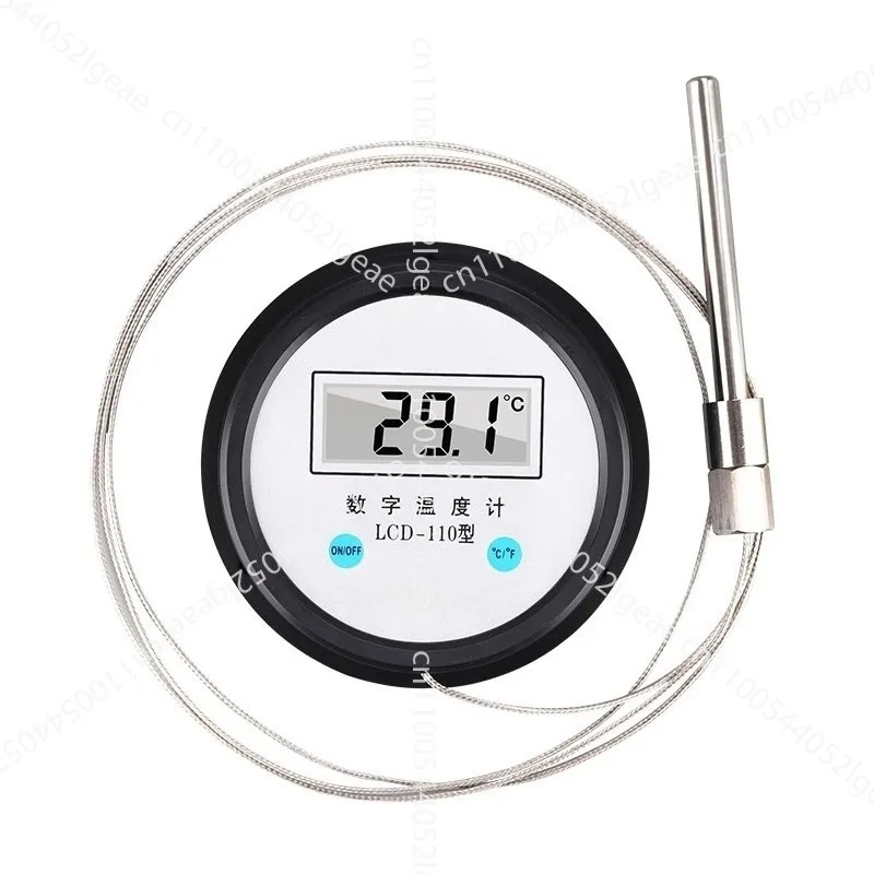 

Electronic Digital Thermometer with Probe Industrial High Temperature 500 Degree Water Temperature Oil Thermometer