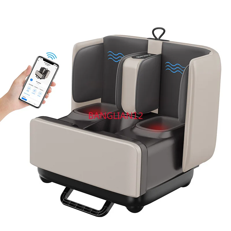 

Foot therapy heated massager, automatic airbag kneading and pressing foot magnetic therapy leg beauty artifact