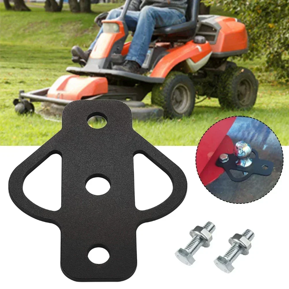 3 Way Tow Bar Adapter Steel Tow Bar With Bolt For Lawn Mower Garden Tractor Garden Tool Accessories Parts