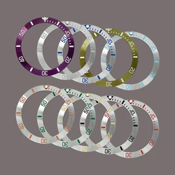 38mmx30.7mm Curved Ceramics Watch Bezel Fits SKX007 SRPD GMT SUB NH35 NH36 Watch Case Bezel Insert Ring Men Watch Repair Parts