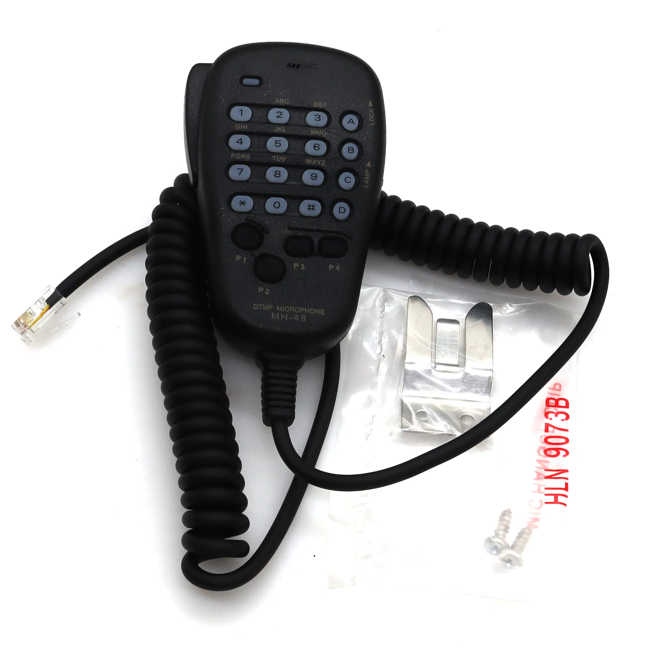 MH-48 DTMF 6PIN Handheld Microphone Hand MIC Equipment for Yaesu Radio Station Compatible Hand MIC Hand Microphone