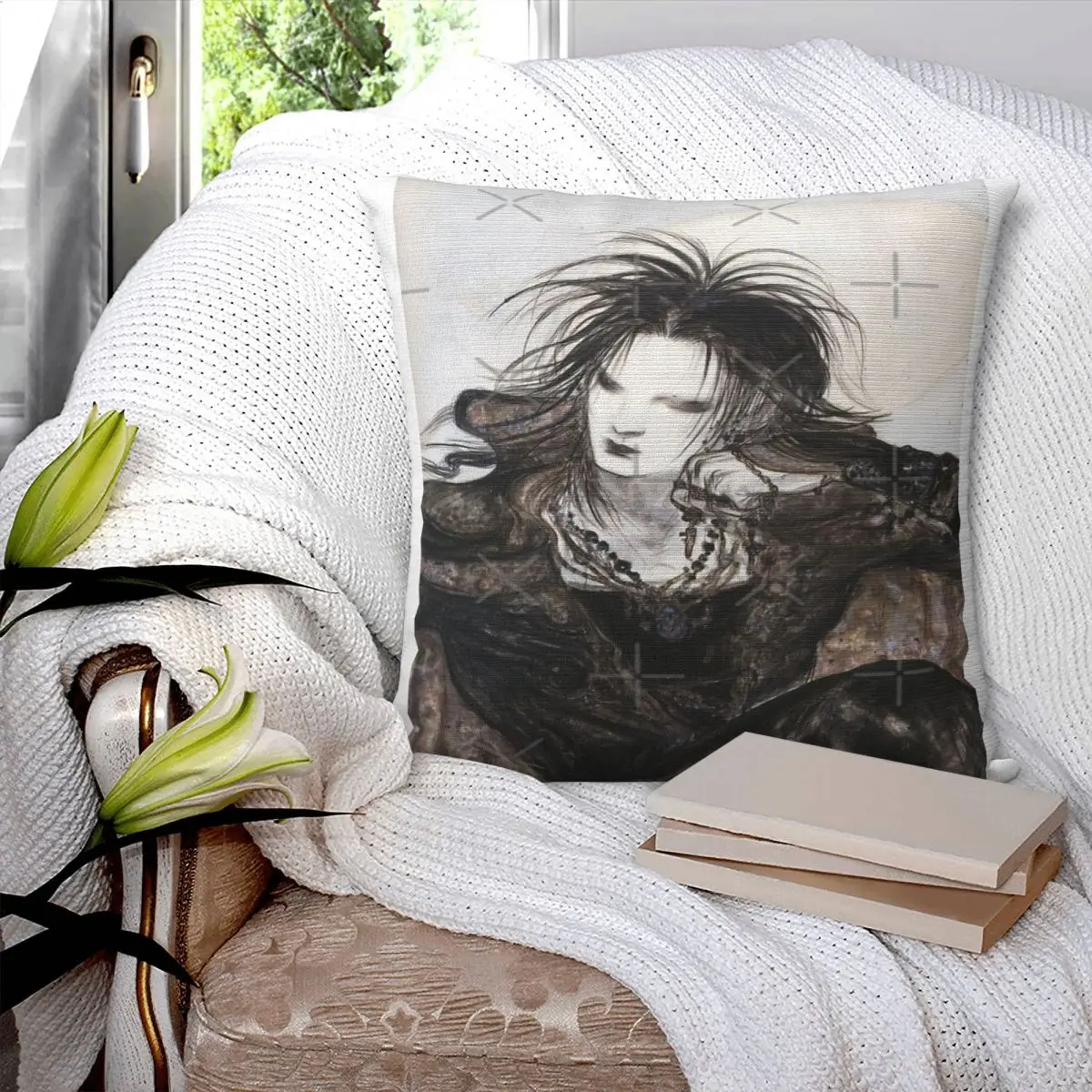 Yoshitaka Amano - Sandman Dream Hunters Pillowcase Cushion Kawaii Large Size Pillowcase Bed Decorative Pillows Customizable