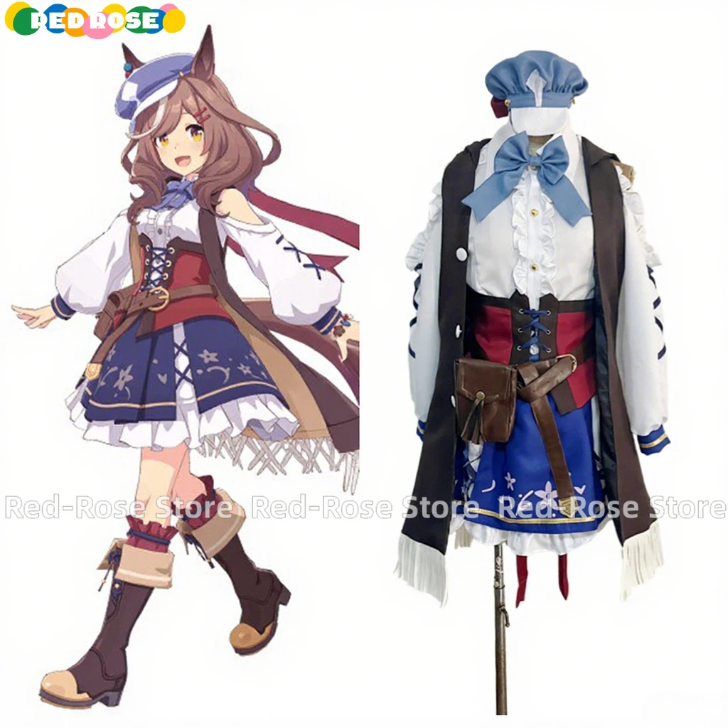 

《Custom Made》Anime Uma Musume: Pretty Derby Matikane­tannhauser Cosplay Costume Party Dress Any Size