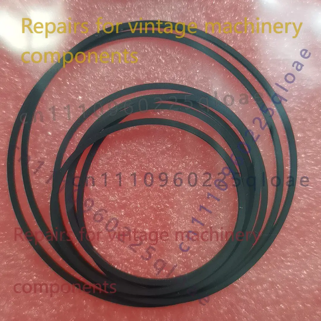 Full Belt Kit (7 Belts + 2 Rubber O-Rings) For Sharp GF-800 GF-888 GF-900 Boombox Cassette Recorder Mechanism Refurb Spare Parts