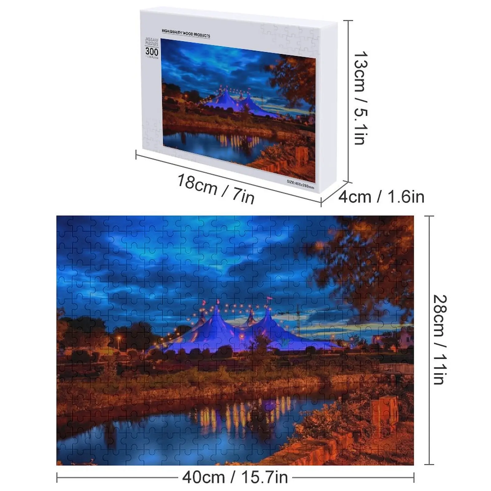 Намет для фестиваля искусств Galway, ирландская головоломка, персонализированные подарки, лес для взрослых, детская игрушка-головоломка с индивидуальным именем