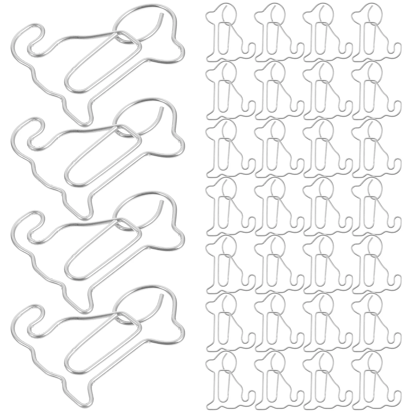 50 Stück Büroklammer Clips Metall Büroklammern kleine niedliche Dokument datei für Studenten büro empfindlich