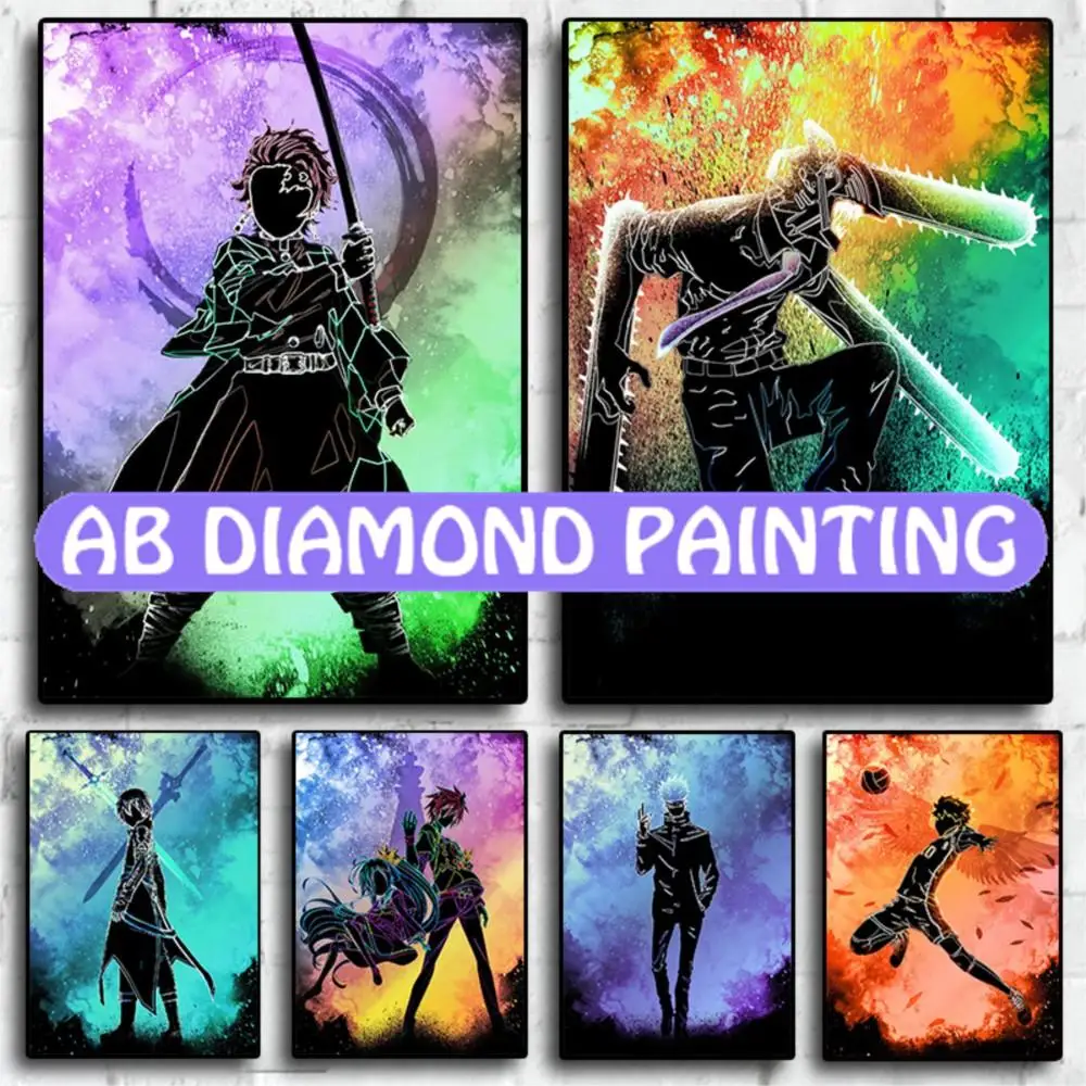 AB Diamond Painting Japanese Classic Cartoon Anime 