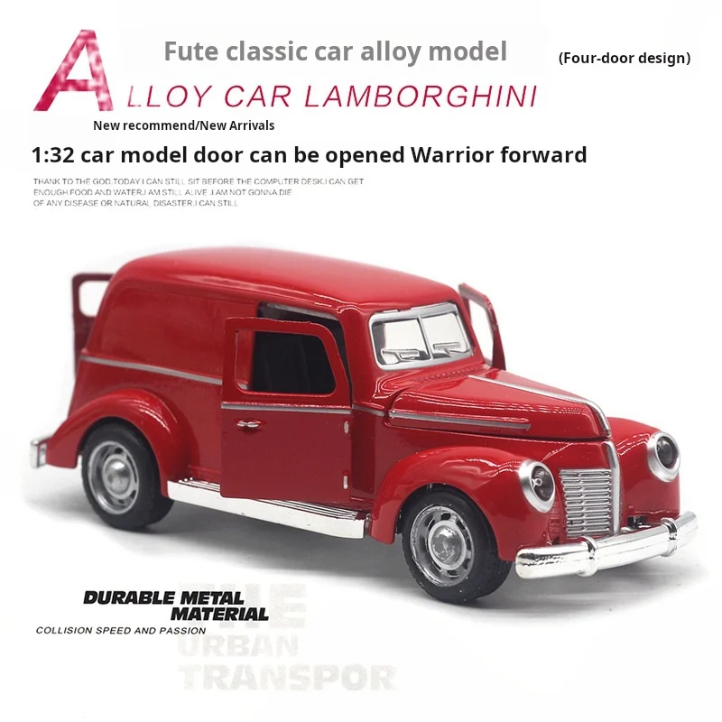 1:32 Legierung Oldtimer Modell Kinder Spielzeugauto Ornamente Zurückziehen Auto Modell Junge Spielzeug Druckguss Pädagogische Sammlung Spielzeug