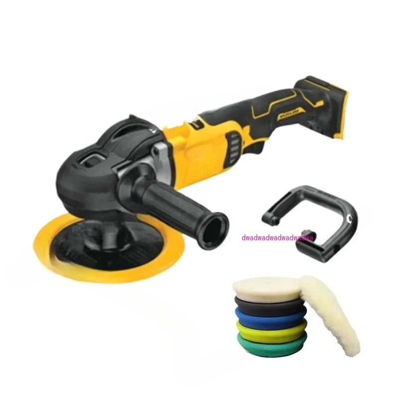 

Cordless Variable Speed Rotary Handle Electric Car Polisher Kit Lithium Polishing Machine