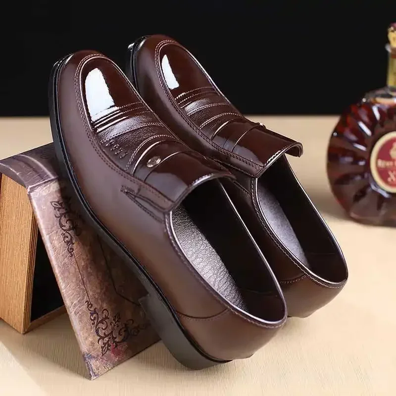 

Oxford Shoes for Men Dress Shoes Men Formal Shoes Fashion Round Toe Business Wedding Dress Designer Loafers