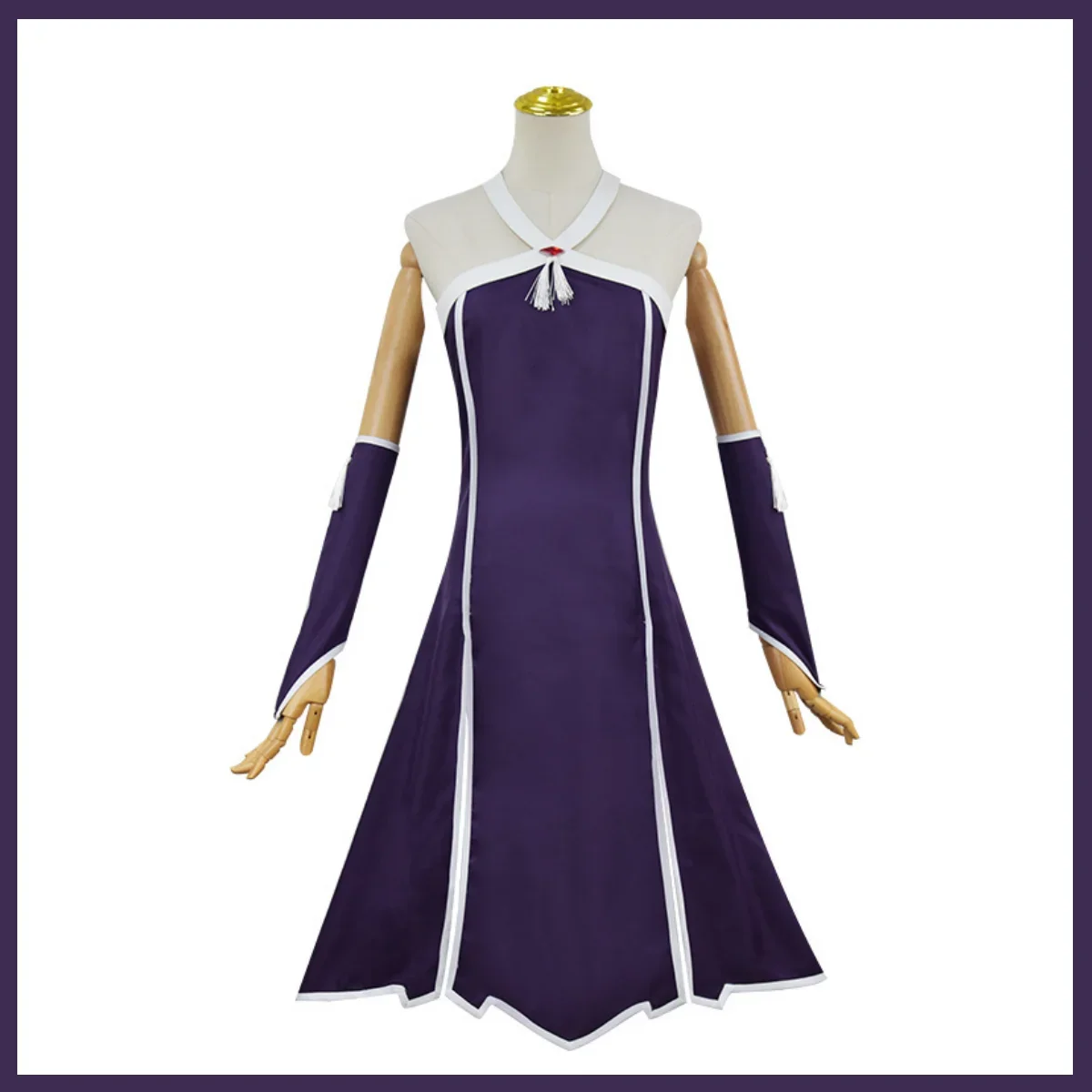 Anime Frieren At The Funeral Laufen Cosplay Costume Purple Camisole Dress Uniform Woman Sexy Lovely Carnival Halloween Suit