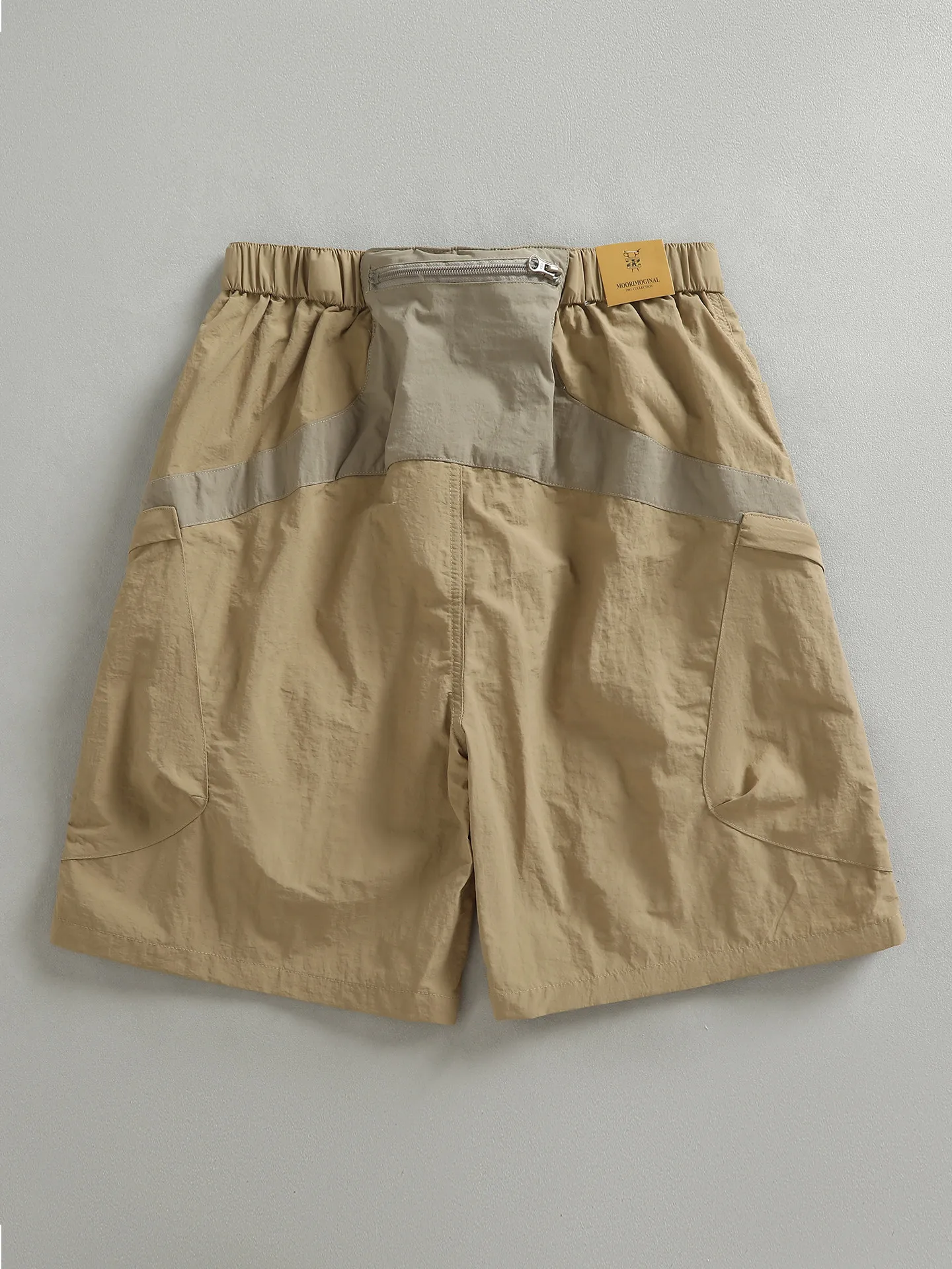 2026 Summer New American Retro Thin Quick-drying Cargo Shorts Men's High Street 100% Nylon Casual Loose Straight 5-point Pants