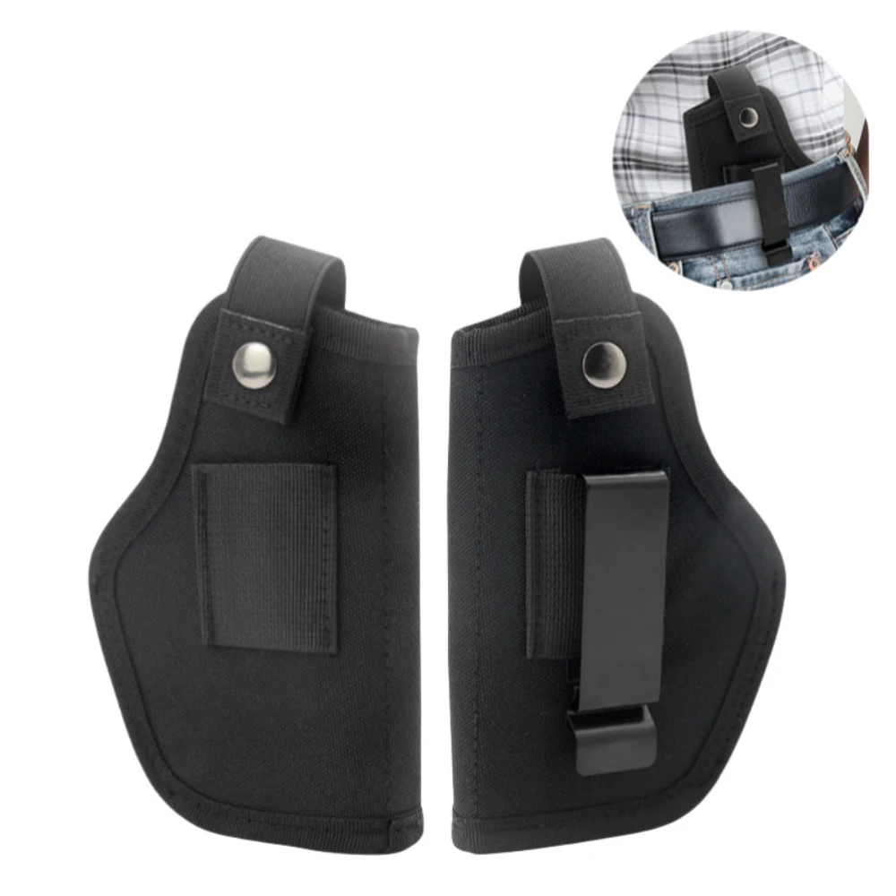

Tactical IWB Holster - Nylon Concealed Gun Pouch for Glock Sig Sauer Beretta Kahr Bersa - Outdoor Hunting Equipment