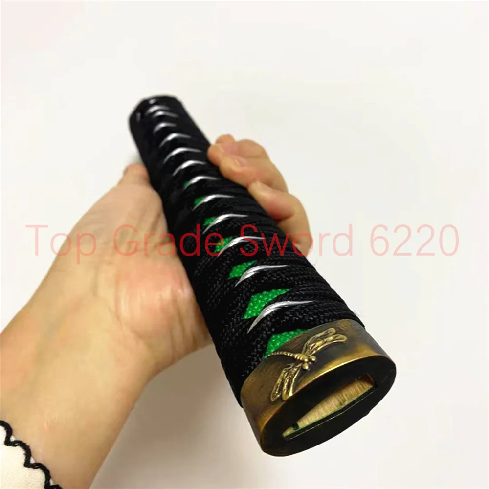Unique Two Tone 26cm Tsuka Real Rayskin Handle Tsuka Alloy Fuchi Kashira Menuki For Japanese Japan Samurai Katana Sword Fittings