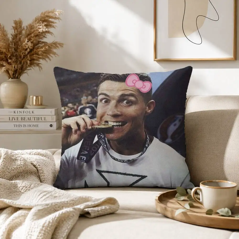 CR7 C-Cristiano R-Ronaldo Pillow Case for Sofa Living Room Home Office Decor Protective Cover