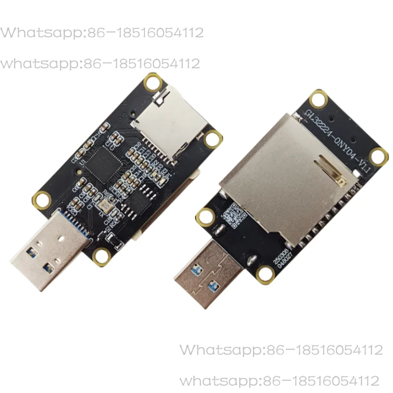 GL3224 module USB3.0 card reader, dual card dual reading, USB flash drive, SD/TF card in one, high-speed and stable