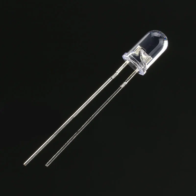 100pcs/10pcs F5 5mm Flashing Red/Blue Flash LED 10000mcd Blinking Red/Blue led Light-Emitting Diode Bi-Color