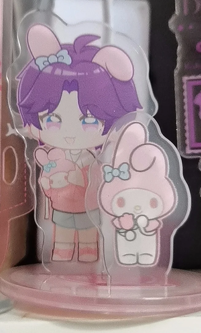 Sanrio × Love and Deepspace Desk Plate Models Cinnamoroll Kuromi My Melody Xavier Zayne Rafayel ralayo Sylus Caleb Stand Model