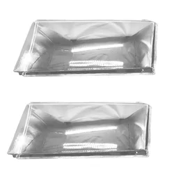 2X for Skoda Octavia 2001 2002 2003 2004 Left Headlight Shell Lamp Shade Transparent Lens Cover Headlight Cover