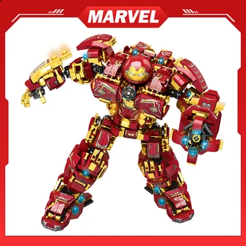 Homem de ferro hulkbuster guerra máquina super-heróis blocos de construção figuras ação bonecas tijolos conjunto presentes para crianças meninos brinquedos crianças
