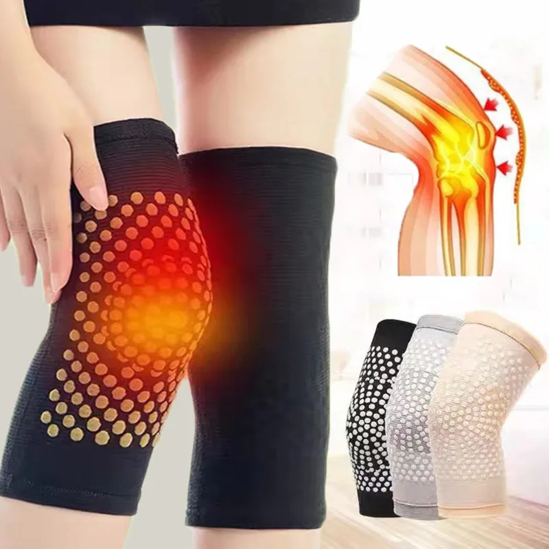 Self Heating Support Knee Pad Knee Brace Warm for Arthritis Joint Pain Relief Injury Recovery Belt Knee Massager Leg Warmer